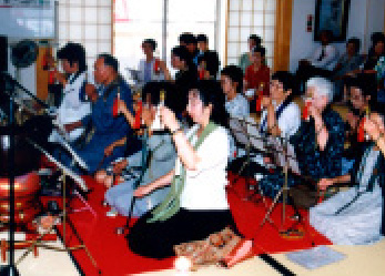 高野山金剛流御詠歌教室の様子